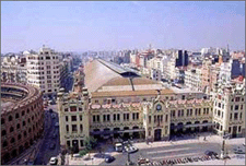Vista aérea del edificio