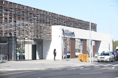 Estación de Huelva. Fachada exterior