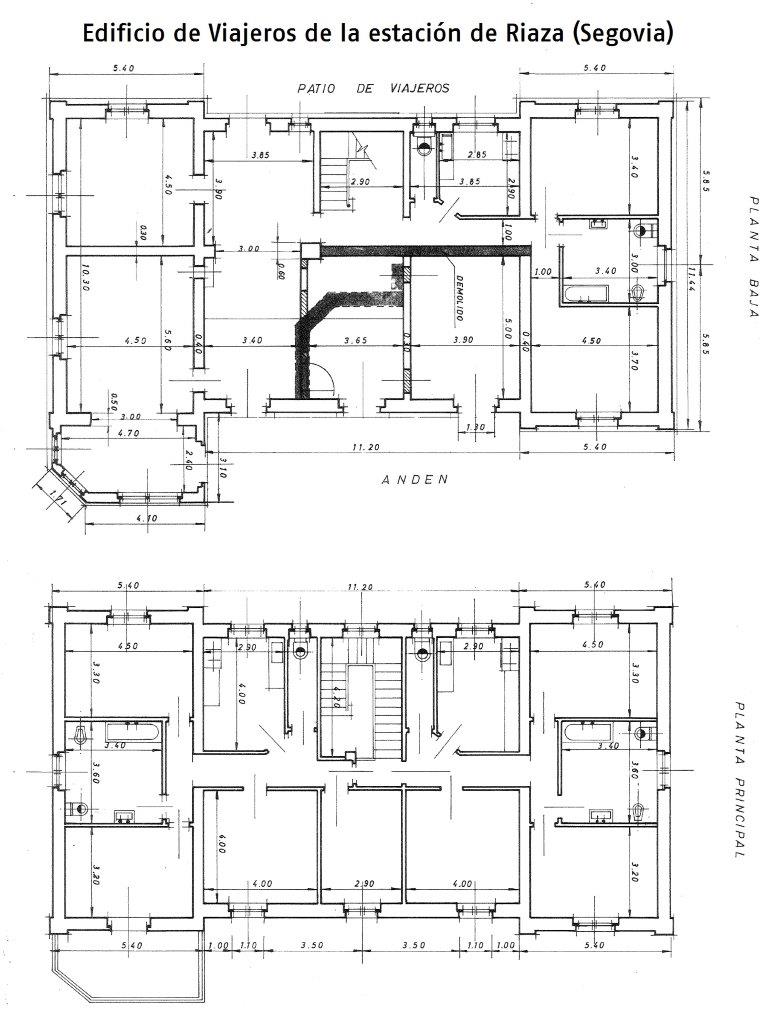 plano edificio viajeros